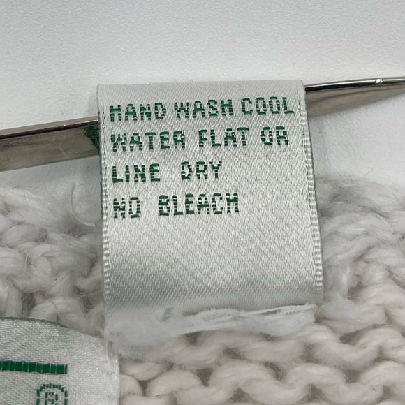 Vtg Shenanigans Sz Medium Hand Knitted Floral Sweater Cottage Grandma 80s 90s - Picture 6 of 14